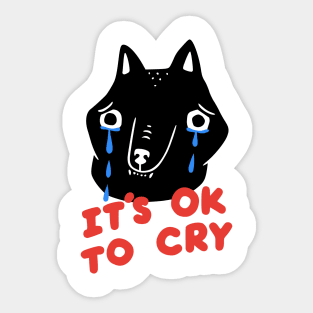 Cry, Wolf Sticker